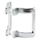 Prime-Line Diecast Shower Door Handle Set for Shower Doors or Tub Enclosure, 2-1/4in. Hole Center, Chrome (1 Set) M 6160 - alternate 1